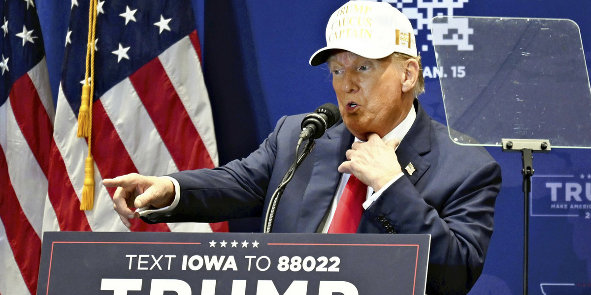 Donald Trump w Iowa