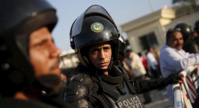 An Egyptian special forces policeman in a file photo.