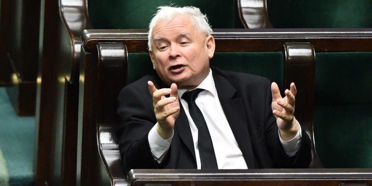 Prezes PiS Jarosław Kaczyński