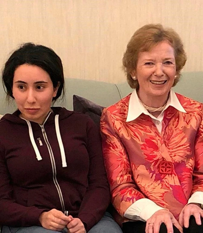 Princeza Latifa sa Meri Robinson