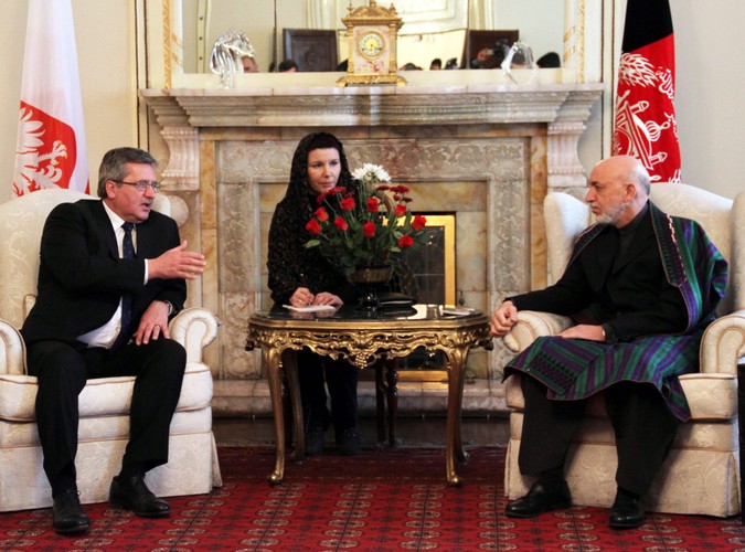 Bronisław Komorowski w Afganistanie