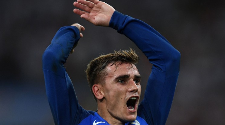 Griezmann két gólt szerzett a németek elleni elődöntőben /Fotó: AFP