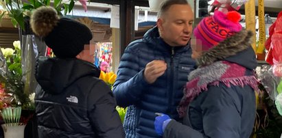 Ależ uściski i słodkie powitanie! Tak prezydent Andrzej Duda szykuje się do świąt