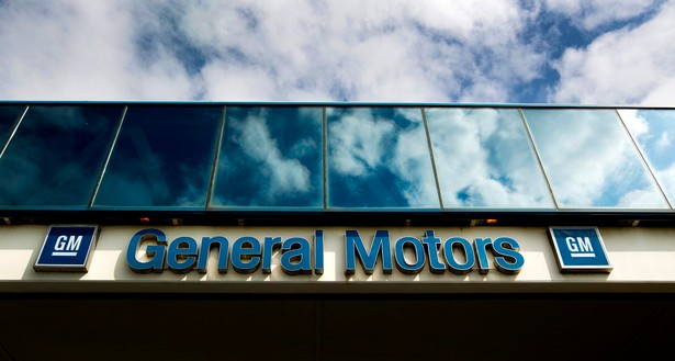 Logo General Motors. Fot. Brent Lewin/Bloomberg