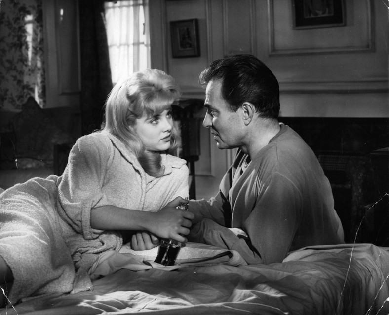 James Mason i Sue Lyon w filmie "Lolita"