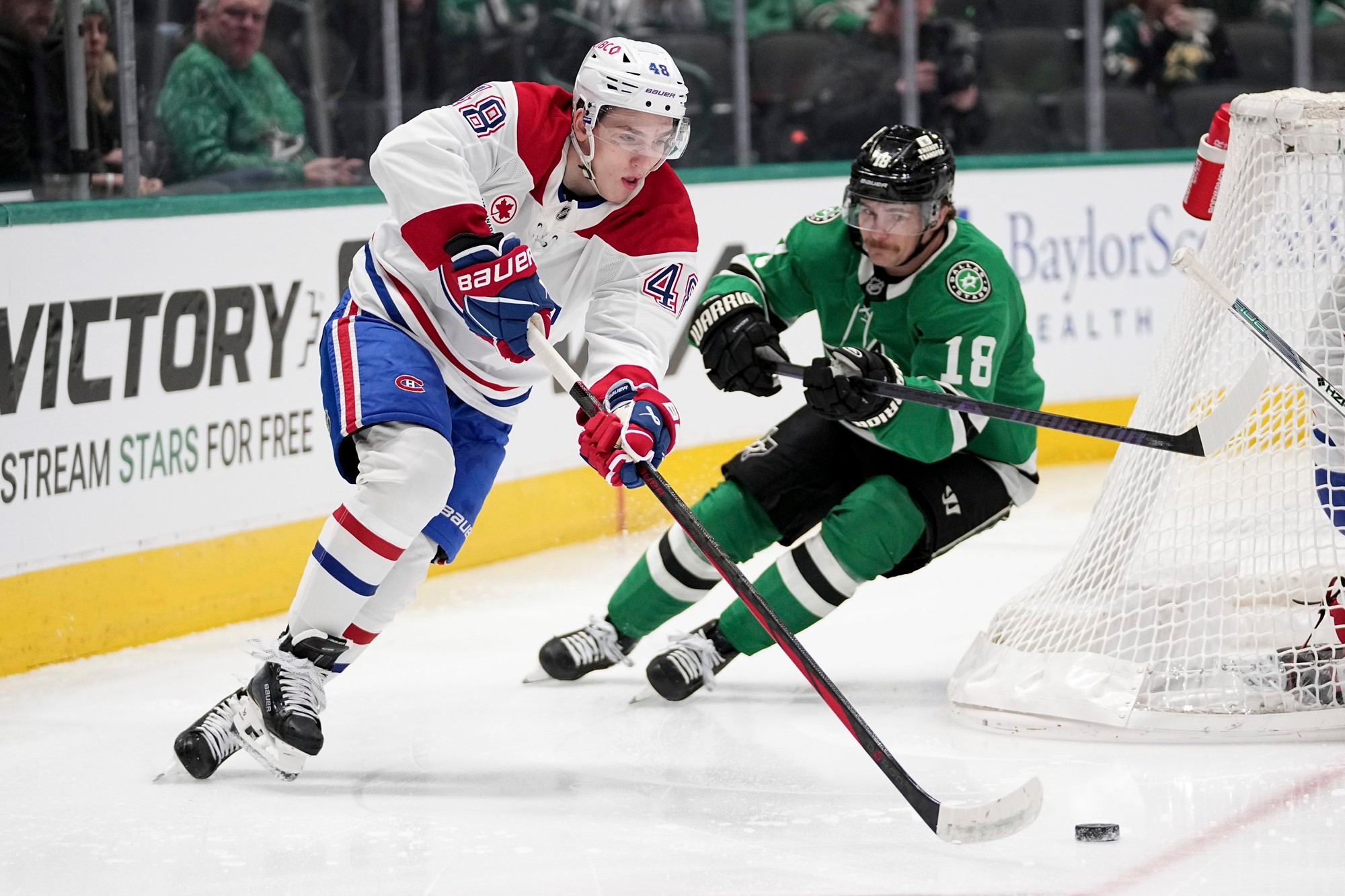 Zápas NHL: Dallas Stars - Montreal Canadiens. 