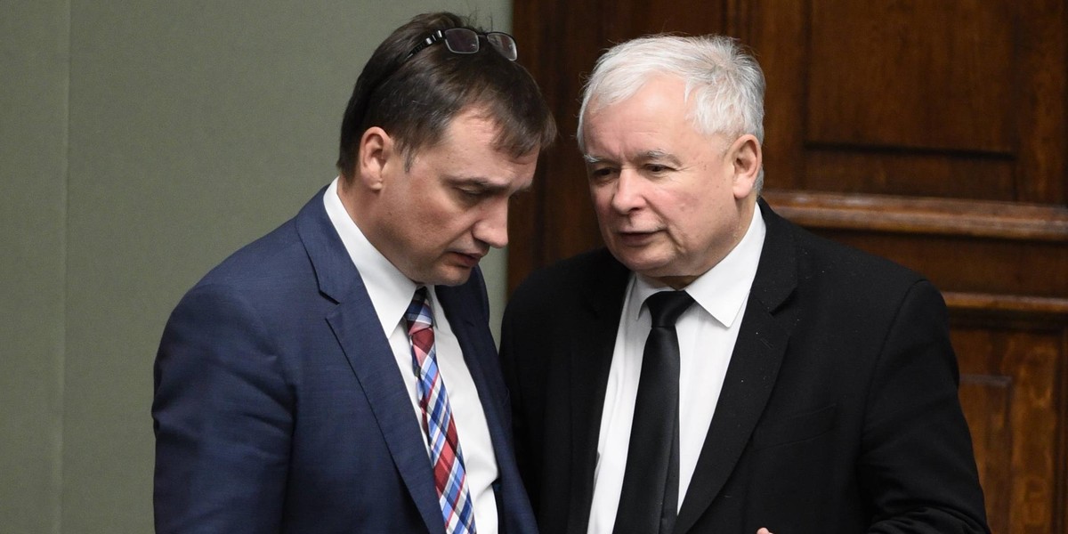 Zbigniew Ziobro i Jarosław Kaczyński