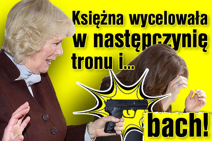 Księżna wycelowała w następczynię tronu i... bach!