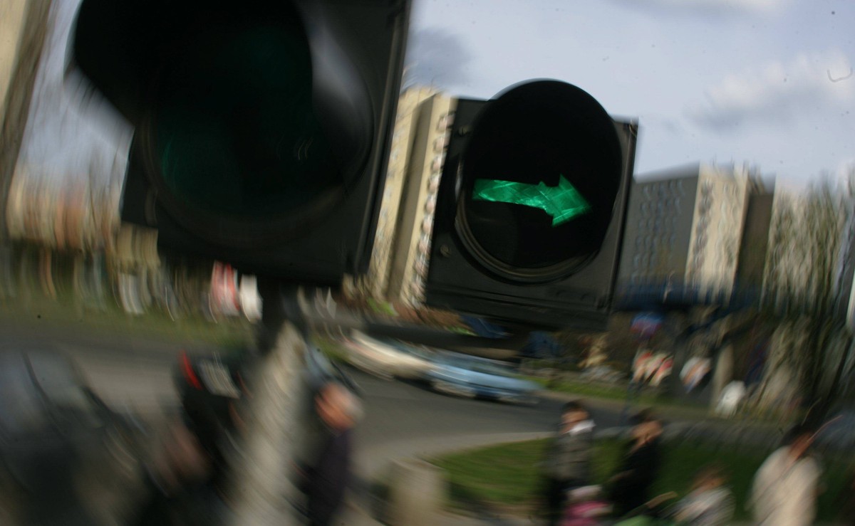 Zielona strzałka