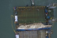 South Korea attempts to salvage the sunken Sewol ferry