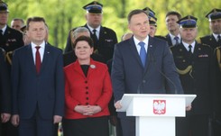 Duda pogratulował Macronowi zwycięstwa. 'Liczę też na wzmocnienie współpracy w ramach Trójkąta Weimarskiego'