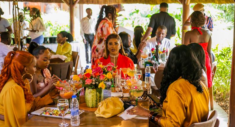 Fashion took centre stage at the Mexican-themed Tanqueray brunch at Le Chateau Bressarie Belge