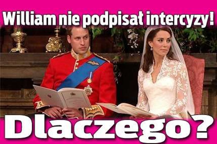 William nie podpisał intercyzy! Dlaczego?