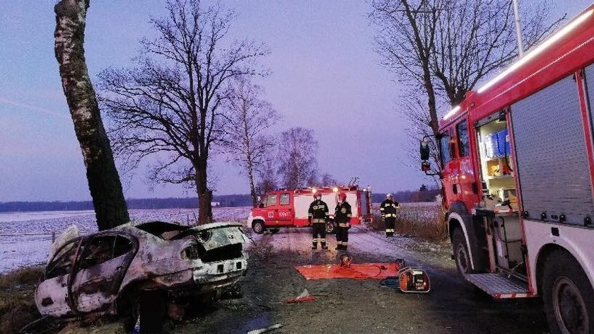 Tragiczny wypadek pod Braniewem. Wiele ofiar