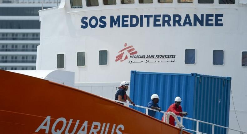 The Aquarius has helped almost 30,000 migrants at sea