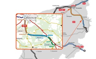 Ekspresówka S11 Koszalin-Bobolice. Już wiadomo, kto zbuduje trzy nowe odcinki [MAPA]