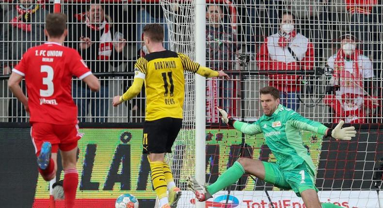 Marco Reus scored twice for Borussia Dortmund against Union Berlin on Sunday Creator: Ronny HARTMANN