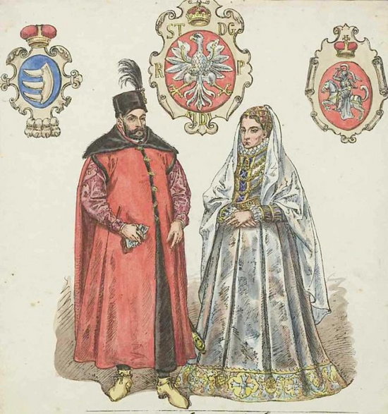 Stefan Batory i Anna Jagiellonka / ryc. Jan Matejko, Wikimedia Commons, public domain