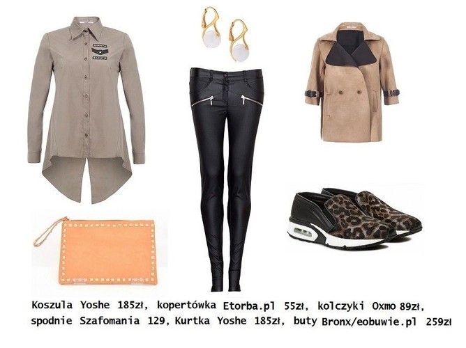 STYLIZACJE z koszulą na wiosnę 2015