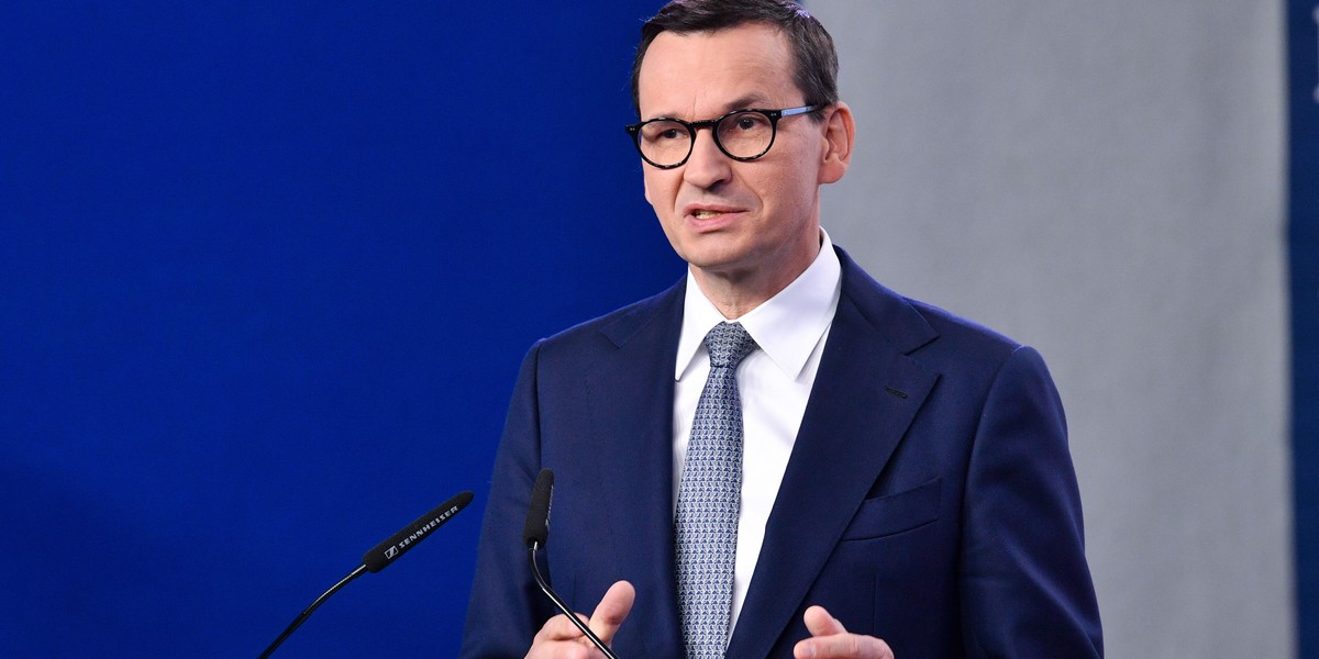 Premier Mateusz Morawiecki.