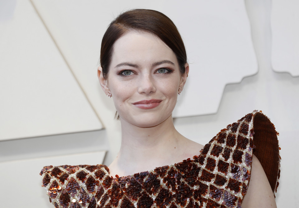 Oscary 2019: Emma Stone w dziwnej sukni 