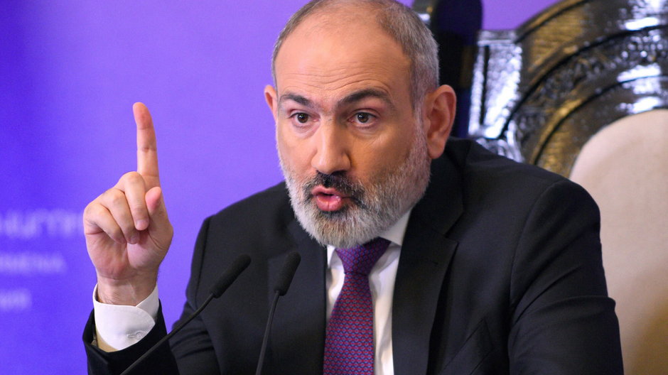 Premier Armenii Nikol Paszynian,  22 maja 2023 r.