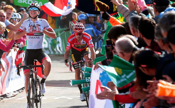 Vuelta a Espana: Podwójny sukces Słoweńców na górze Los Machucos, Majka finiszował szósty