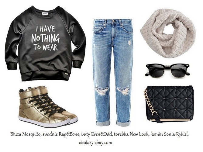 Jesienne stylizacje z bluzą w roli głównej