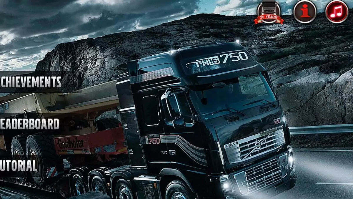 Pojedź ciężarówką Volvo na smartfonie