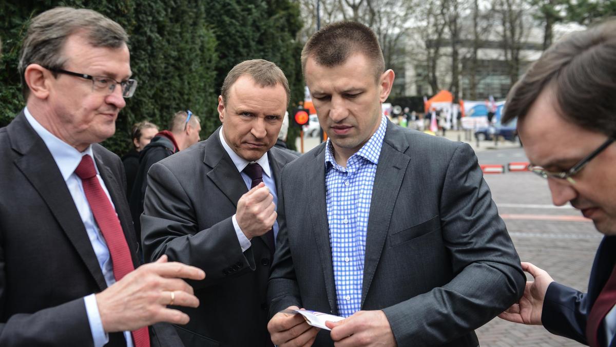 WARSZAWA SP EUROPARLAMENT KANDYDAT BOKSER ADAMEK 