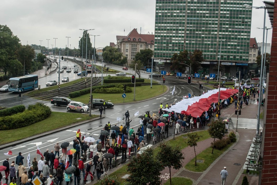 Manifestacja KOD w Gdańsku