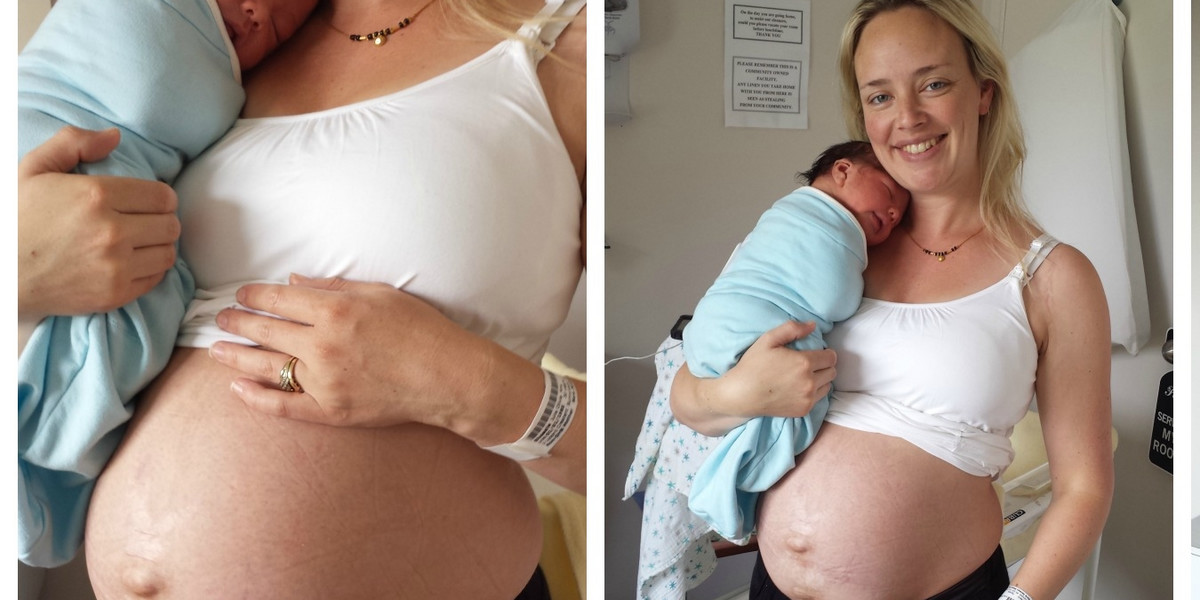 Blogerka Julie Bhosale po ciąży