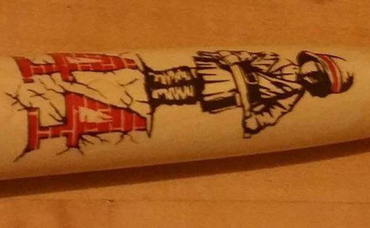 Kij bejsbolowy z wizerunkiem "Małego Powstańca"