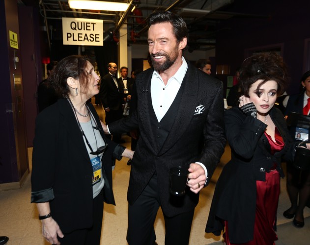 Hugh Jackman i Helena Bonham Carter na backstage'u