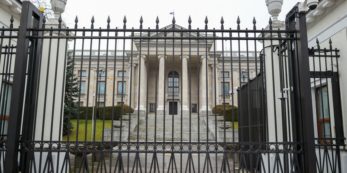 Ambasada Rosji w Warszawie.