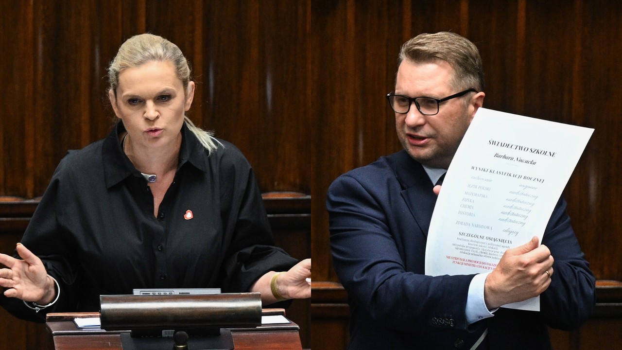 Ostre spięcie w Sejmie. Przemysław Czarnek przyniósł szefowej MEN 