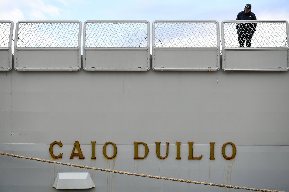 Włoski niszczyciel Caio Duilio