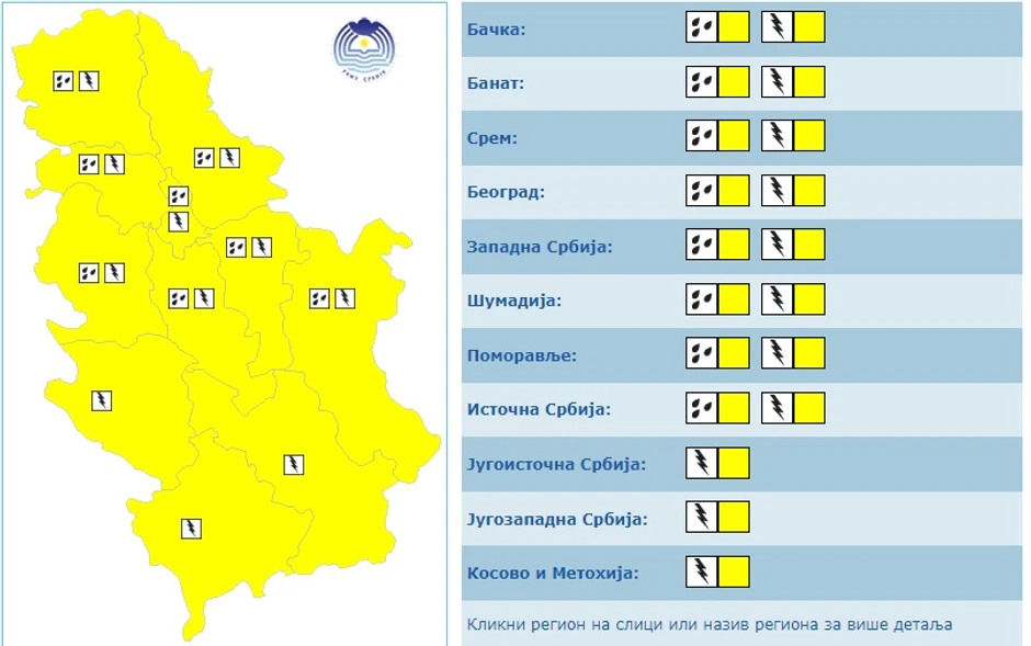 meteoalarm za 24 maj