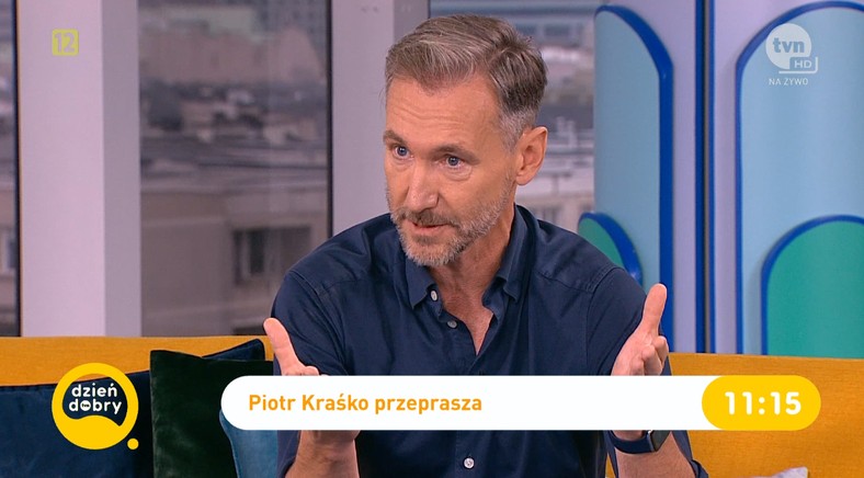 Piotr Kraśko w "Dzień dobry TVN"