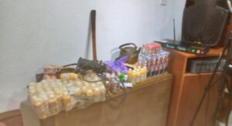 Some of the products seized from Baban Aisha factory [NAN]