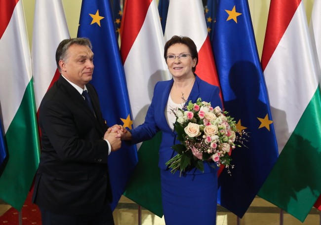 Viktor Orban w Warszawie