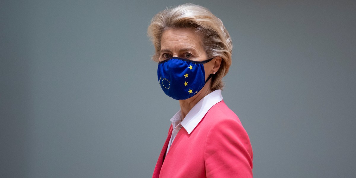 Największe gospodarki Unii się zwijają, a nie rozwijają. Na zdj. Ursula von der Leyen, szefowa Komisji Europejskiej