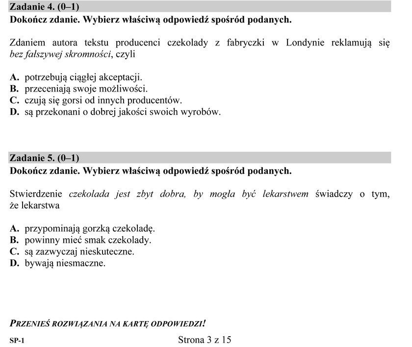 Arkusze ze sprawdzianu szóstoklasisty 2016 - język polski i matematyka