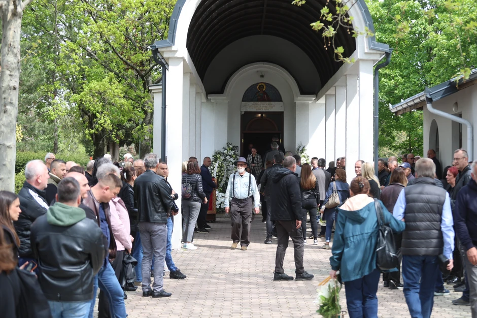 Sahrana Saše Katančića Novo Groblje