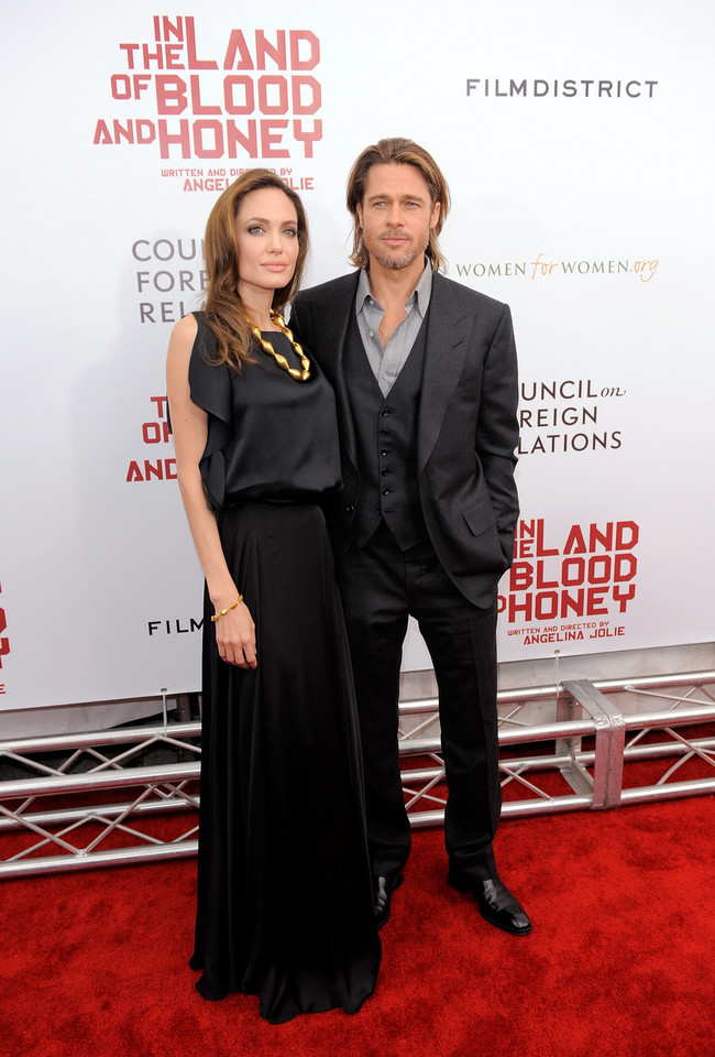 Angelina Jolie i Brad Pitt na premierze filmu Angeliny