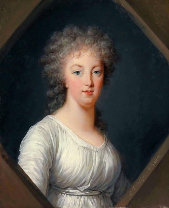 Maria Antonina [obraz Elisabeth-Louise Vigée Le Brun, 1800]