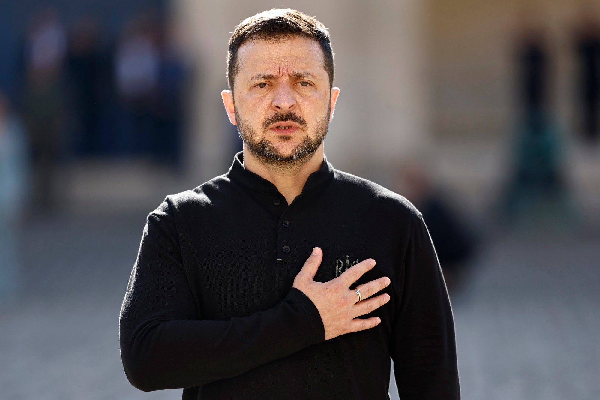 Ukrajinský prezident Volodymyr Zelenskyj.