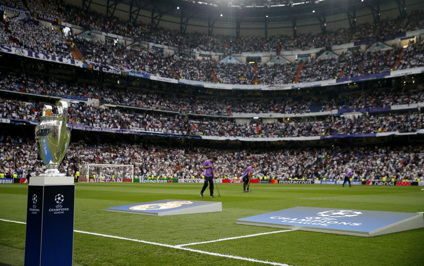 Real Madrid's Cristiano Ronaldo scores their second goal