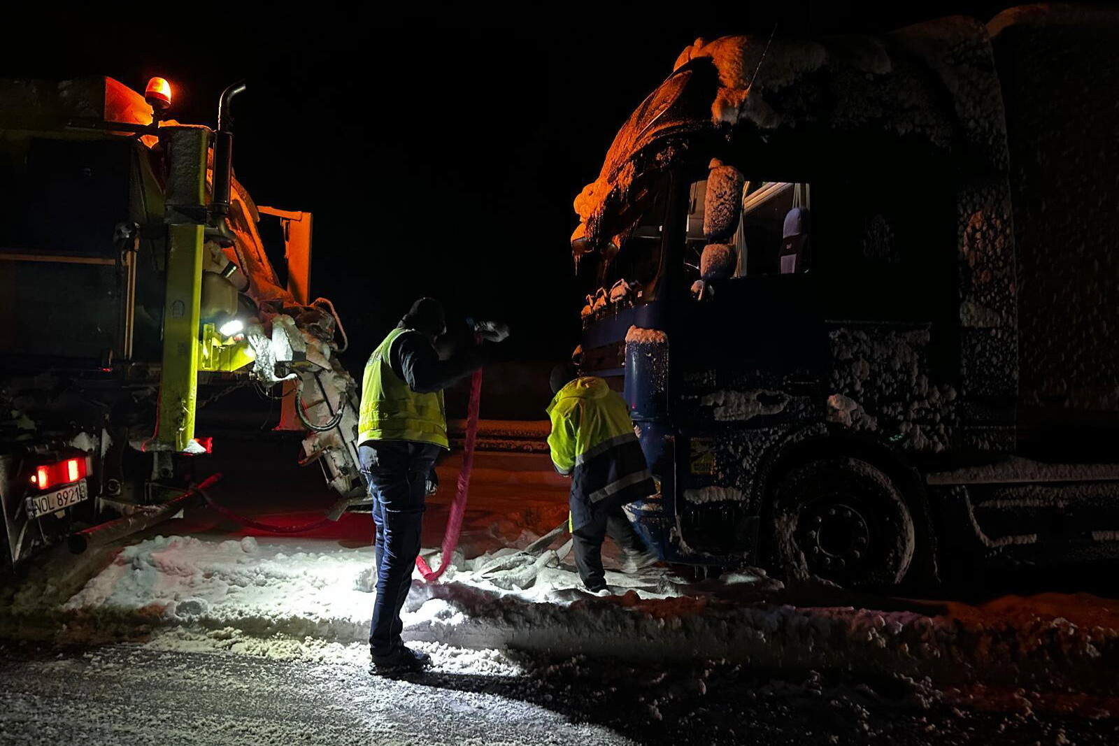 Najwięcej śniegu w Polsce: 57 cm sparaliżowało Warmię i Mazury