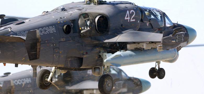 Ukraiński wywiad: Dwa śmigłowce bojowe Ka-52 zniszczone